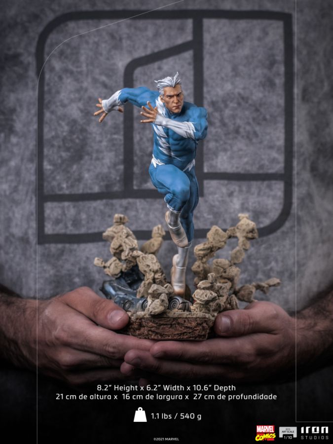 Pop Weasel - Image 2 of Marvel Comics - Quicksilver 1:10 Scale Statue - Iron Studios - Statue - Image - Pop Weasel