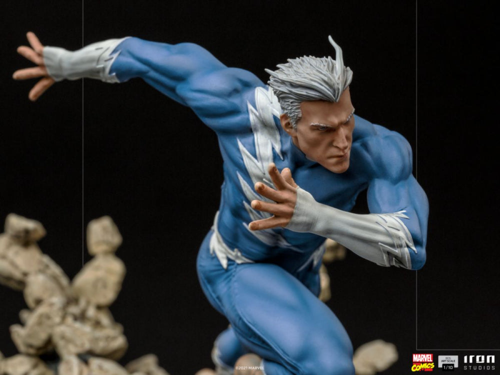 Pop Weasel - Image 4 of Marvel Comics - Quicksilver 1:10 Scale Statue - Iron Studios - Statue - Image - Pop Weasel