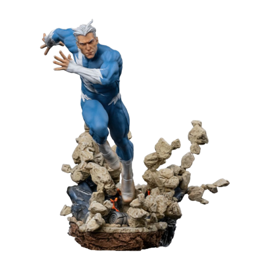 Pop Weasel Image of Marvel Comics - Quicksilver 1:10 Scale Statue - Iron Studios - Statue - Image - Pop Weasel