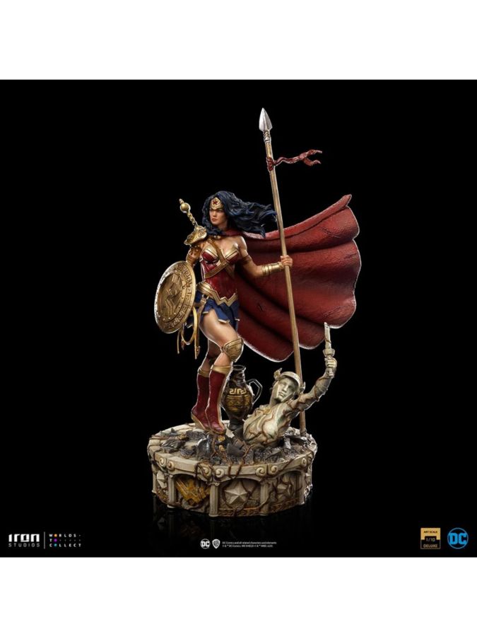 Image Pop Weasel - Image 3 of Wonder Woman - Unleashed 1:10 Scale Statue - Iron Studios - Statue - Image - Pop Weasel