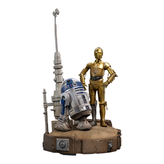 Pop Weasel Image of Star Wars - C-3PO & R2-D2 Deluxe 1:10 Scale Statue - Iron Studios