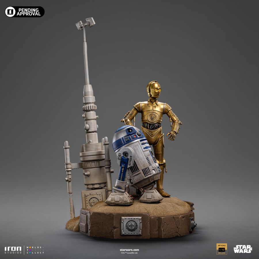 Pop Weasel - Image 2 of Star Wars - C-3PO & R2-D2 Deluxe 1:10 Scale Statue - Iron Studios - Statue - Image - Pop Weasel