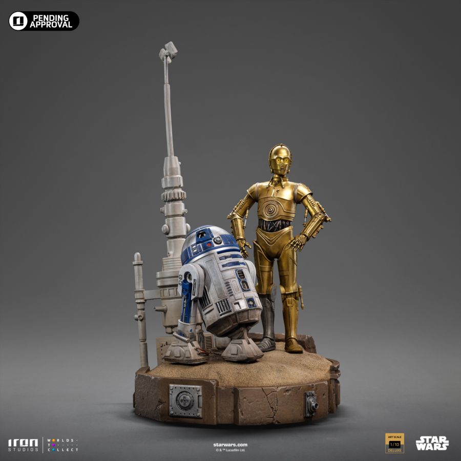 Pop Weasel - Image 3 of Star Wars - C-3PO & R2-D2 Deluxe 1:10 Scale Statue - Iron Studios - Statue - Image - Pop Weasel