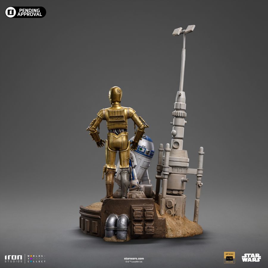 Pop Weasel - Image 5 of Star Wars - C-3PO & R2-D2 Deluxe 1:10 Scale Statue - Iron Studios - Statue - Image - Pop Weasel