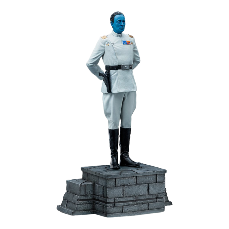 Pop Weasel Image of Star Wars: Ahsoka - Grand Admiral Thrawn 1:10 Statue - Iron Studios - Statue - Image - Pop Weasel