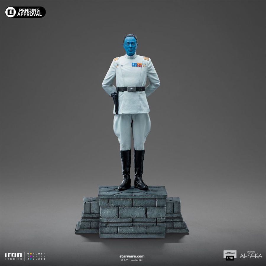 Pop Weasel - Image 2 of Star Wars: Ahsoka - Grand Admiral Thrawn 1:10 Statue - Iron Studios - Statue - Image - Pop Weasel