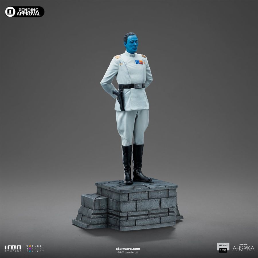 Pop Weasel - Image 3 of Star Wars: Ahsoka - Grand Admiral Thrawn 1:10 Statue - Iron Studios - Statue - Image - Pop Weasel