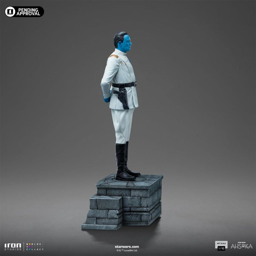 Pop Weasel - Image 4 of Star Wars: Ahsoka - Grand Admiral Thrawn 1:10 Statue - Iron Studios - Statue - Image - Pop Weasel