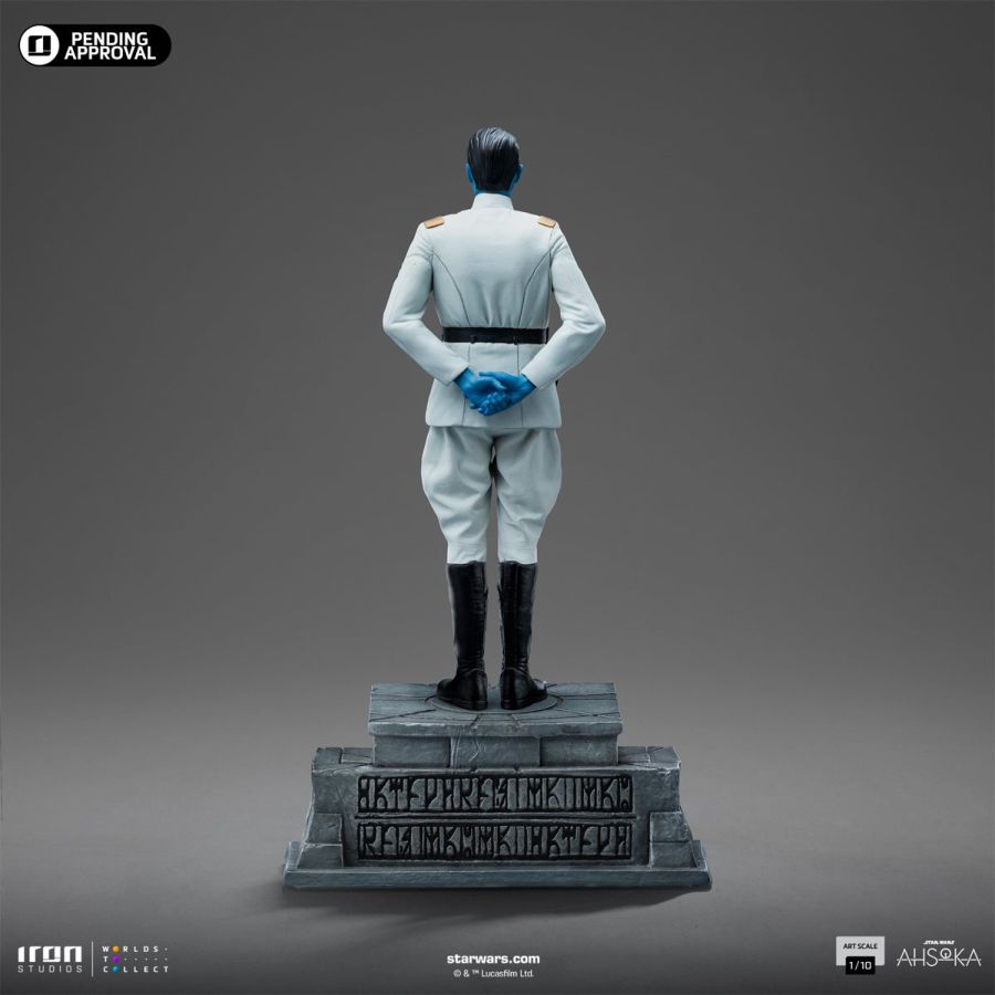 Pop Weasel - Image 5 of Star Wars: Ahsoka - Grand Admiral Thrawn 1:10 Statue - Iron Studios - Statue - Image - Pop Weasel