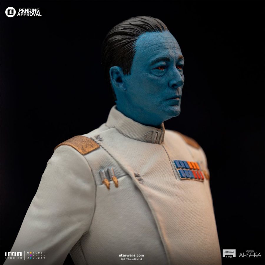 Pop Weasel - Image 6 of Star Wars: Ahsoka - Grand Admiral Thrawn 1:10 Statue - Iron Studios - Statue - Image - Pop Weasel