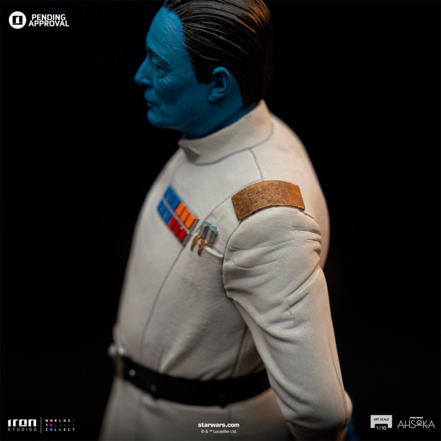 Pop Weasel - Image 7 of Star Wars: Ahsoka - Grand Admiral Thrawn 1:10 Statue - Iron Studios - Statue - Image - Pop Weasel