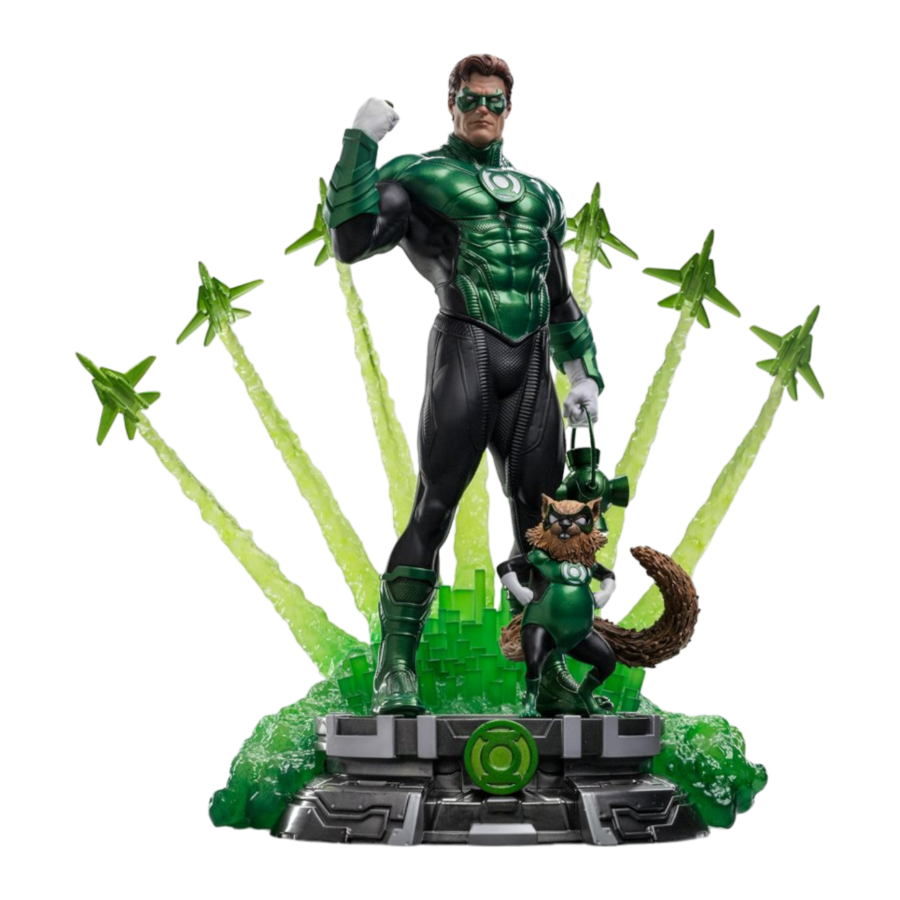 Pop Weasel Image of Green Lantern (comics) - Unleashed Deluxe 1:10 Scale Statue - Iron Studios - Statue - Image - Pop Weasel