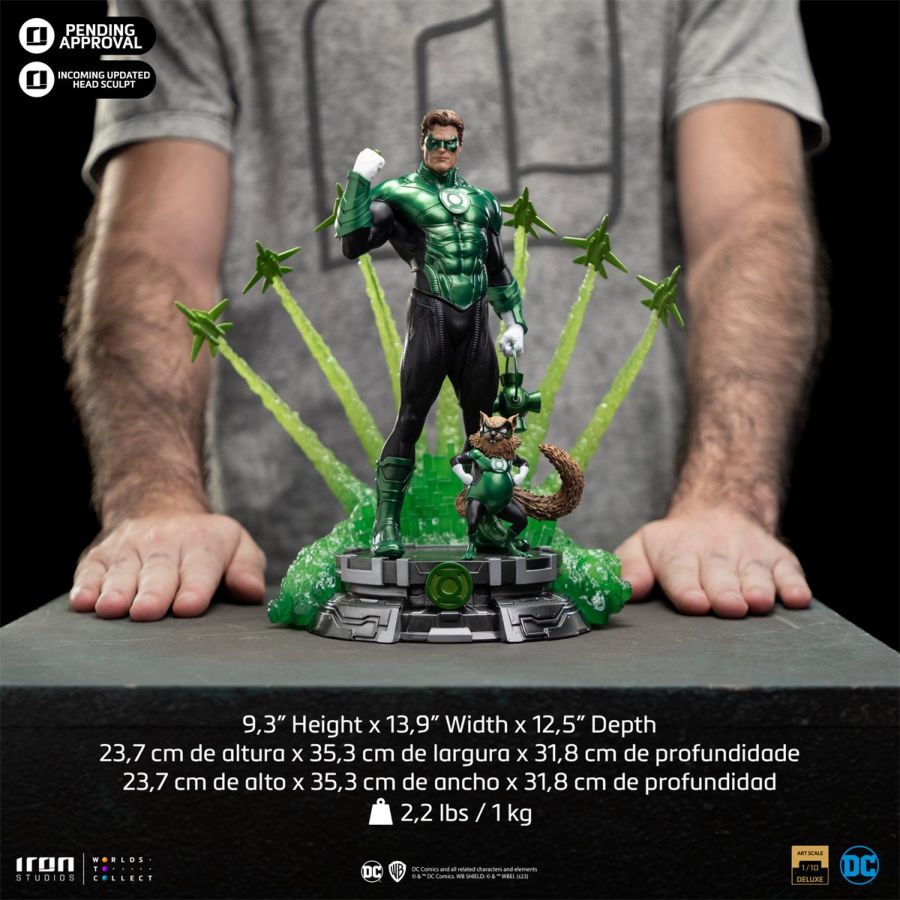 Pop Weasel - Image 10 of Green Lantern (comics) - Unleashed Deluxe 1:10 Scale Statue - Iron Studios - Statue - Image - Pop Weasel