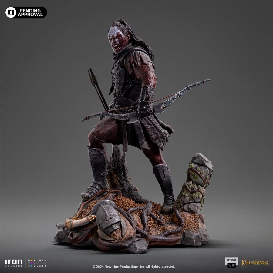 Pop Weasel - Image 3 of Lord of the Rings - Lurtz, Uruk-Hai Leader 1:10 Scale Statue - Iron Studios - Statue - Image - Pop Weasel