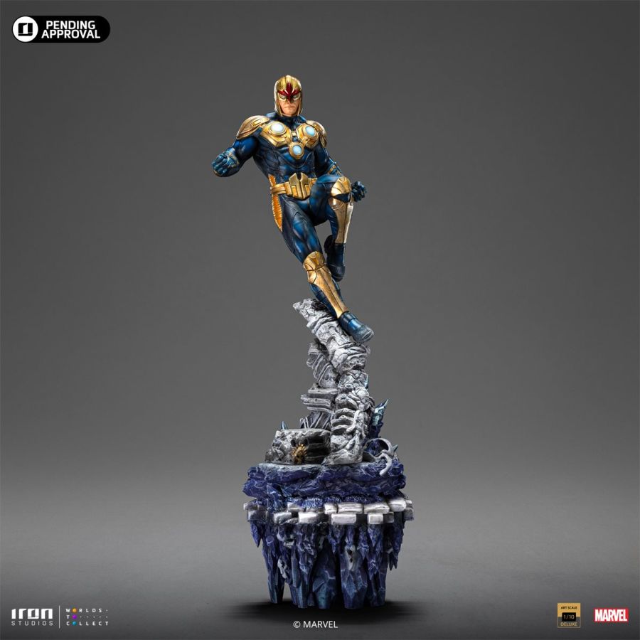 Pop Weasel - Image 2 of Marvel - Nova Deluxe 1:10 Scale Statue - Iron Studios - Statue - Image - Pop Weasel