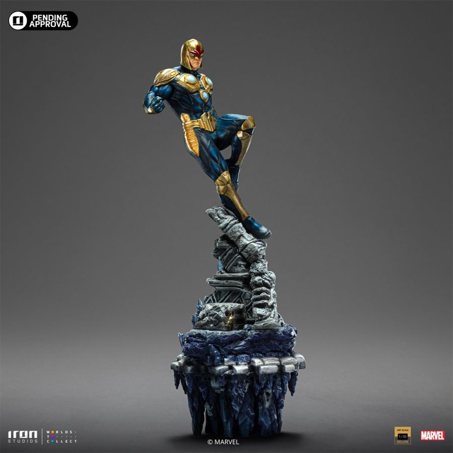 Pop Weasel - Image 3 of Marvel - Nova Deluxe 1:10 Scale Statue - Iron Studios