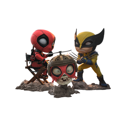 Deadpool & Wolverine - Deadpool, Wolverine & Headpool Minico Set - Iron Studios