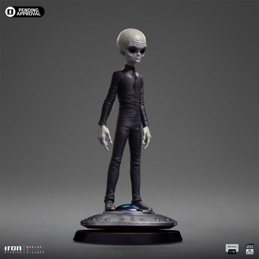 Pop Weasel - Image 3 of I Want To Believe - Grey Alien 1:10 Scale Statue - Iron Studios - Statue - Image - Pop Weasel