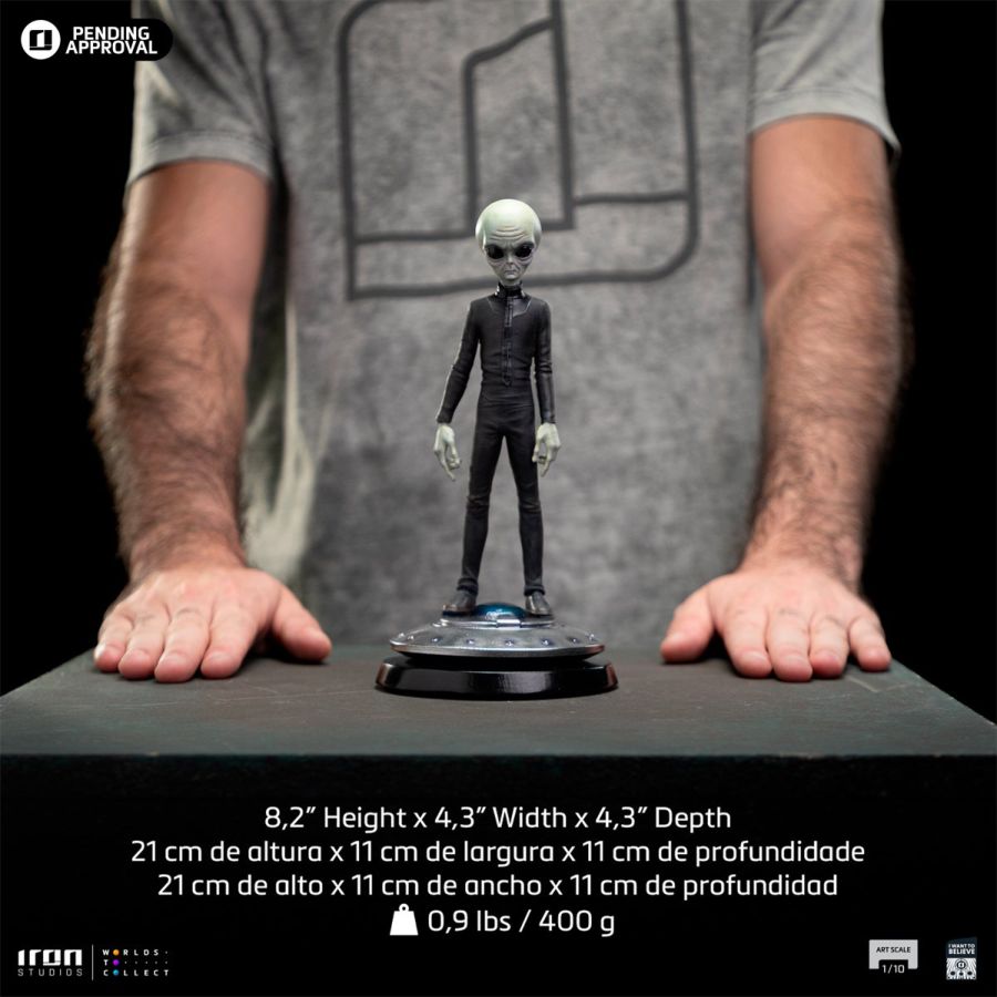 Pop Weasel - Image 9 of I Want To Believe - Grey Alien 1:10 Scale Statue - Iron Studios - Statue - Image - Pop Weasel