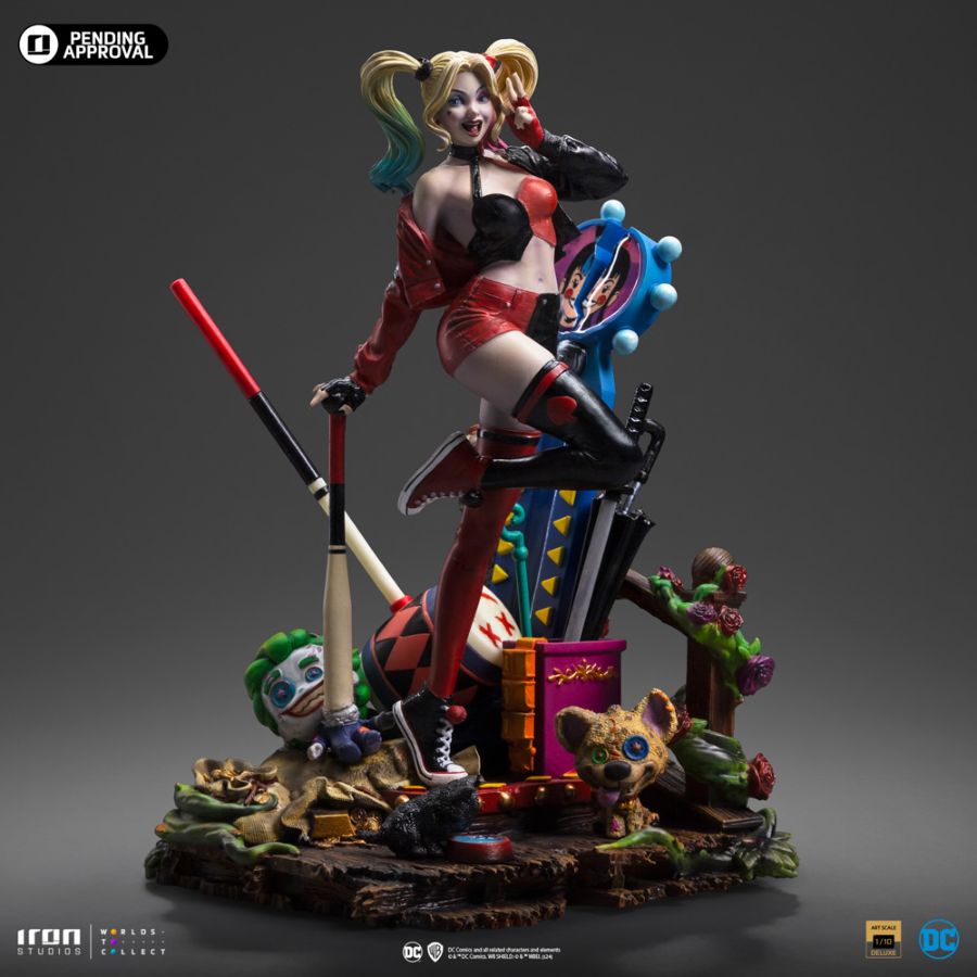 Image Pop Weasel - Image 2 of Batman - Harley Quinn (Gotham City Sirnes) DLX 1:10 Statue - Iron Studios -  - Image - Pop Weasel