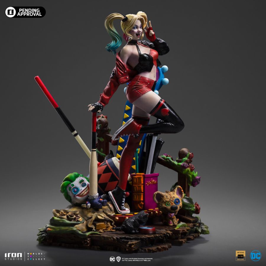 Image Pop Weasel - Image 3 of Batman - Harley Quinn (Gotham City Sirnes) DLX 1:10 Statue - Iron Studios