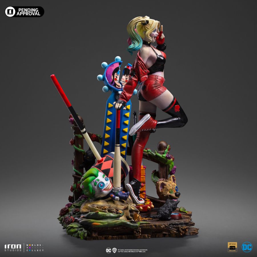 Image Pop Weasel - Image 4 of Batman - Harley Quinn (Gotham City Sirnes) DLX 1:10 Statue - Iron Studios -  - Image - Pop Weasel
