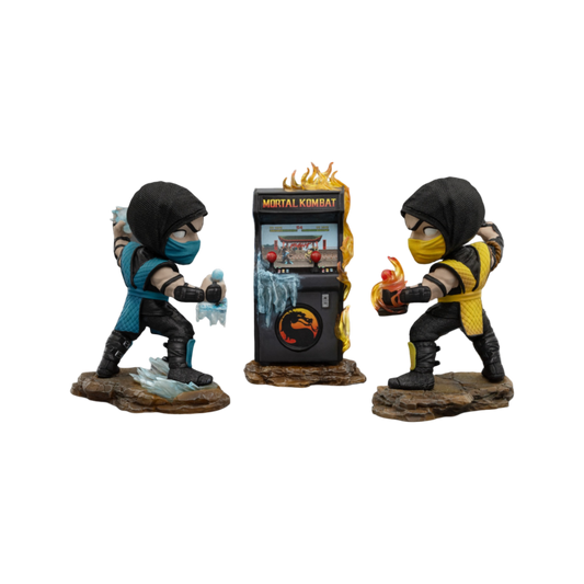 Mortal Kombat - Scorpion vs Subzero Arcade Minico Diorama - Iron Studios