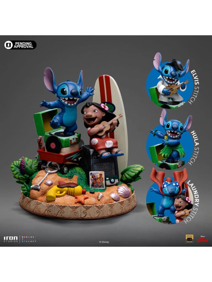 Image Pop Weasel - Image 2 of Lilo & Stitch - Lilo & Stitch Deluxe 1:10 Statue - Iron Studios - Statue - Image - Pop Weasel