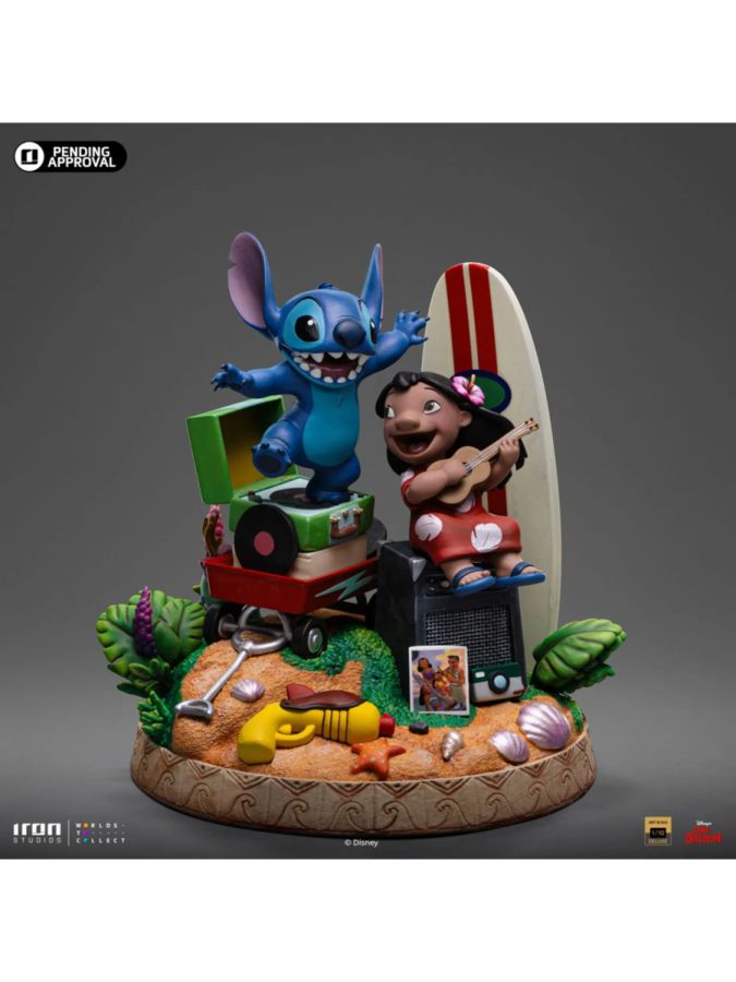 Image Pop Weasel - Image 3 of Lilo & Stitch - Lilo & Stitch Deluxe 1:10 Statue - Iron Studios - Statue - Image - Pop Weasel