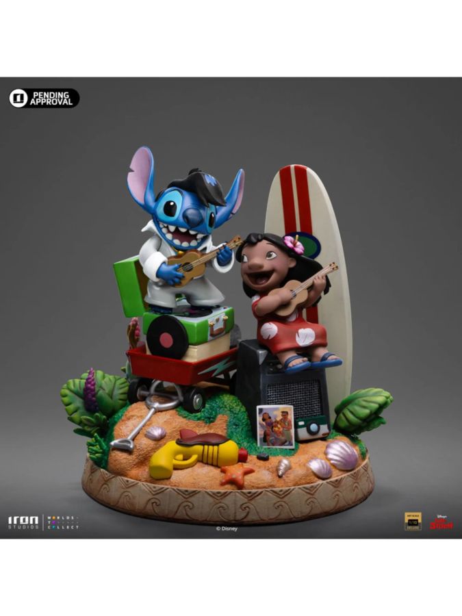 Image Pop Weasel - Image 4 of Lilo & Stitch - Lilo & Stitch Deluxe 1:10 Statue - Iron Studios - Statue - Image - Pop Weasel