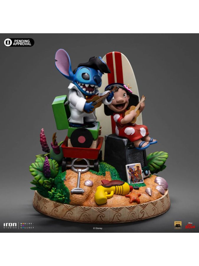 Image Pop Weasel - Image 6 of Lilo & Stitch - Lilo & Stitch Deluxe 1:10 Statue - Iron Studios - Statue - Image - Pop Weasel