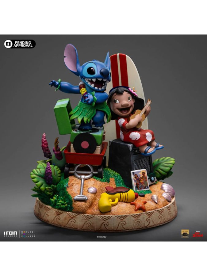 Image Pop Weasel - Image 7 of Lilo & Stitch - Lilo & Stitch Deluxe 1:10 Statue - Iron Studios - Statue - Image - Pop Weasel