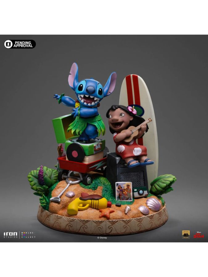 Image Pop Weasel - Image 8 of Lilo & Stitch - Lilo & Stitch Deluxe 1:10 Statue - Iron Studios - Statue - Image - Pop Weasel