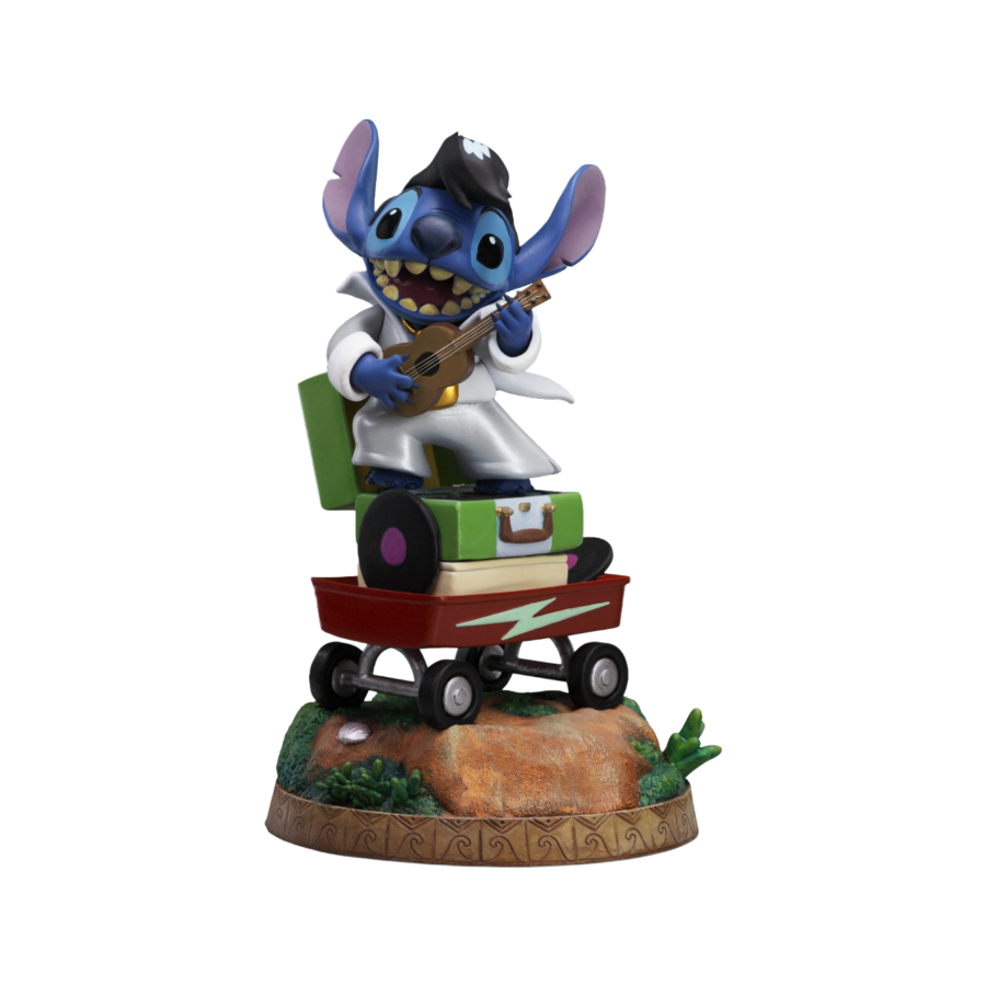 Lilo & Stitch - Stitch (King of Rock) 1:10 Scale Statue - Iron Studios - Statue - Image - Pop Weasel