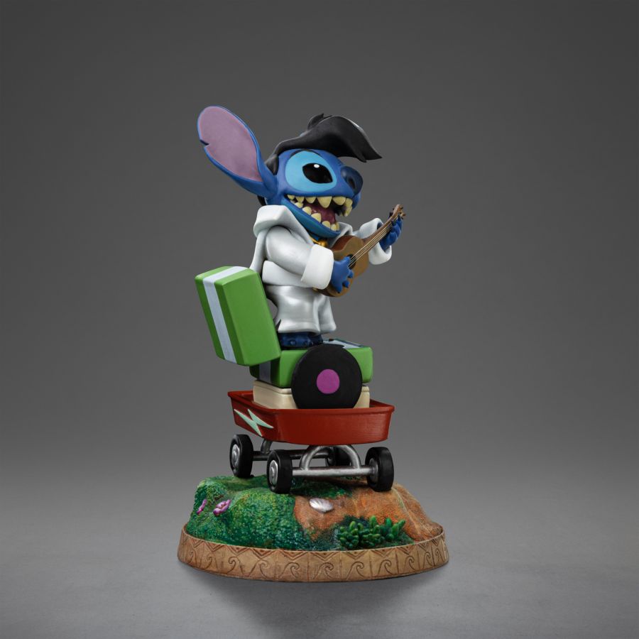 Image Pop Weasel - Image 3 of Lilo & Stitch - Stitch (King of Rock) 1:10 Scale Statue - Iron Studios - Statue - Image - Pop Weasel