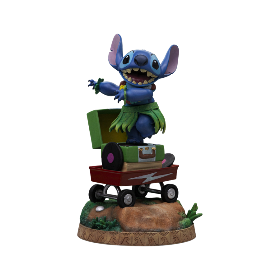 Lilo & Stitch - Stitch (Hula) 1:10 Scale Statue - Iron Studios - Statue - Image - Pop Weasel