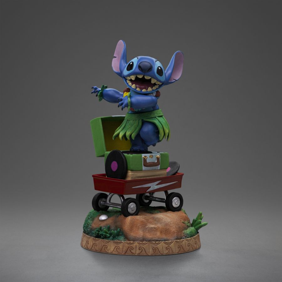 Image Pop Weasel - Image 2 of Lilo & Stitch - Stitch (Hula) 1:10 Scale Statue - Iron Studios - Statue - Image - Pop Weasel