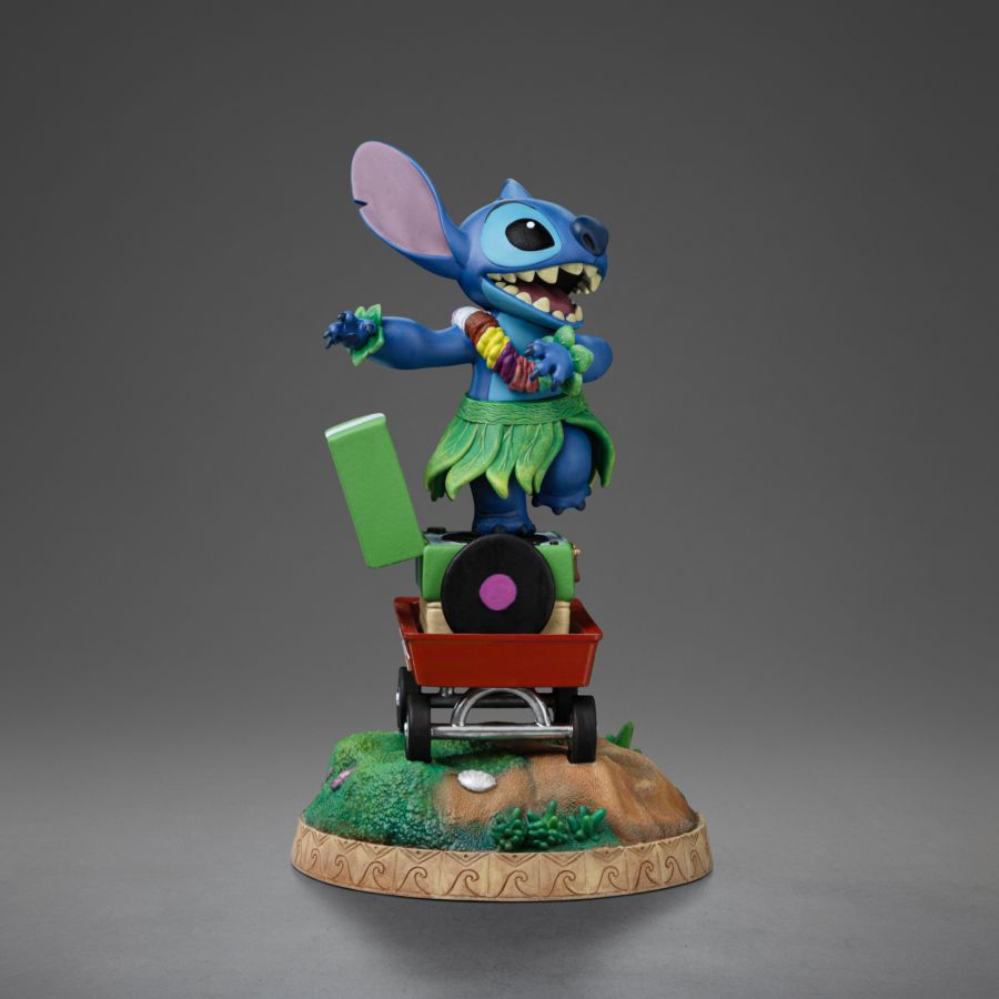 Image Pop Weasel - Image 3 of Lilo & Stitch - Stitch (Hula) 1:10 Scale Statue - Iron Studios - Statue - Image - Pop Weasel