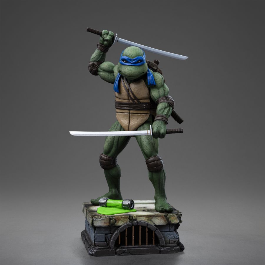 Image Pop Weasel - Image 2 of Teenage Mutant Ninja Turtles (1990) - Leonardo 1:10 Scale Statue - Iron Studios - Statue - Image - Pop Weasel