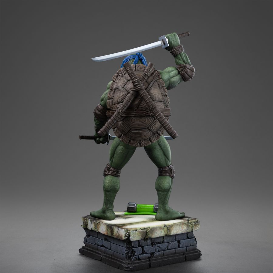 Image Pop Weasel - Image 5 of Teenage Mutant Ninja Turtles (1990) - Leonardo 1:10 Scale Statue - Iron Studios - Statue - Image - Pop Weasel