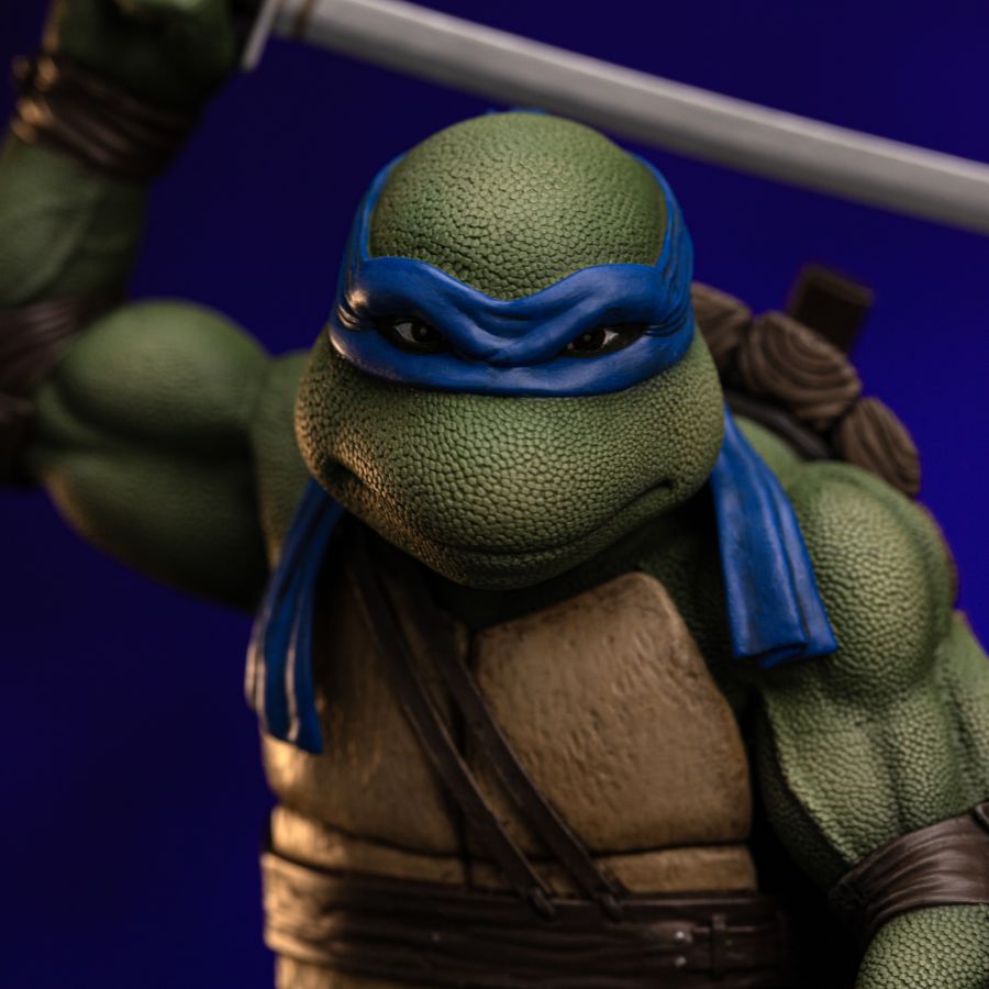 Image Pop Weasel - Image 6 of Teenage Mutant Ninja Turtles (1990) - Leonardo 1:10 Scale Statue - Iron Studios - Statue - Image - Pop Weasel