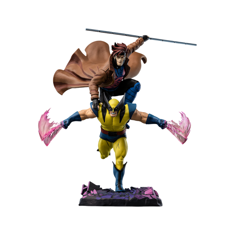 X-Men - '97 Gambit & Wolverine Deluxe 1:10 Scale Statue - Iron Studios - Statue - Image - Pop Weasel