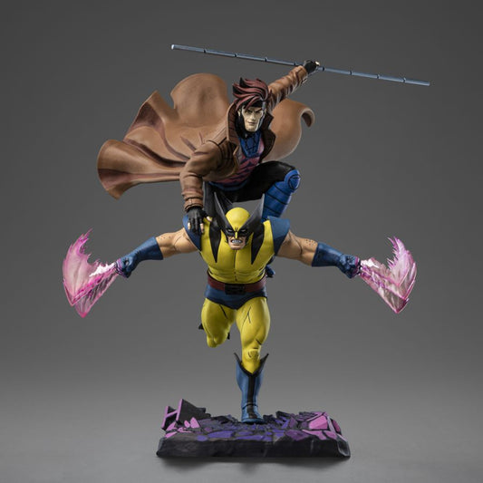 Image Pop Weasel - Image 2 of X-Men - '97 Gambit & Wolverine Deluxe 1:10 Scale Statue - Iron Studios