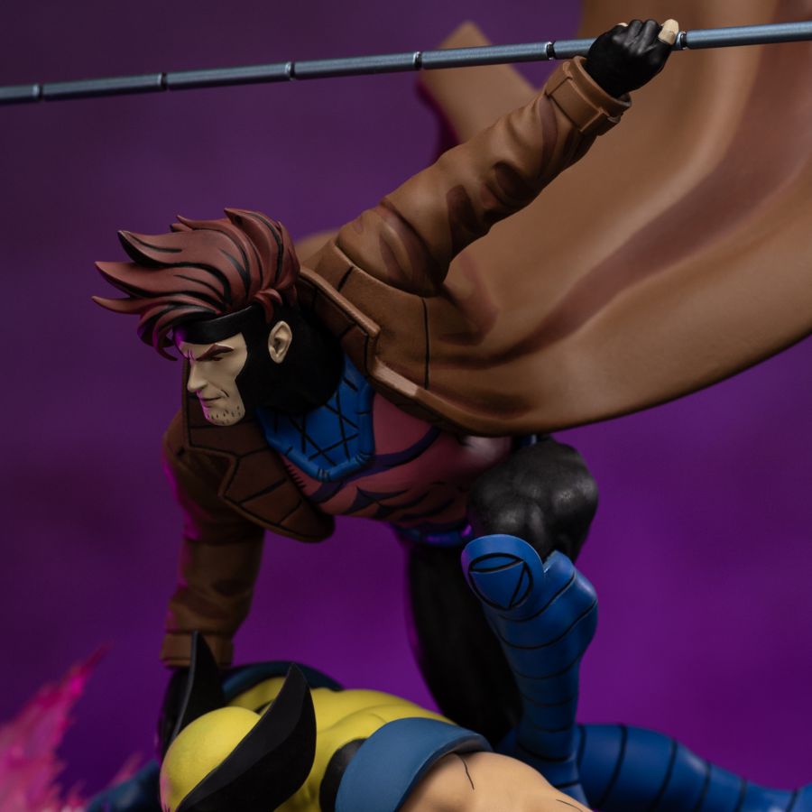 Image Pop Weasel - Image 8 of X-Men - '97 Gambit & Wolverine Deluxe 1:10 Scale Statue - Iron Studios - Statue - Image - Pop Weasel