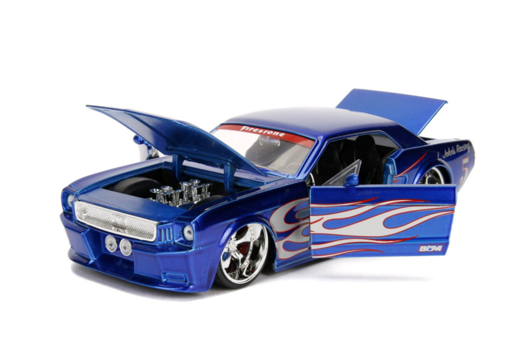 Image Pop Weasel - Image 5 of Big Time Muscle - 1965 Ford Mustang GT 1:24 Scale Diecast Vehicle - Jada Toys - Diecast - Image - Pop Weasel