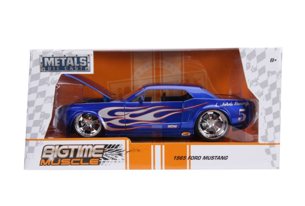 Image Pop Weasel - Image 6 of Big Time Muscle - 1965 Ford Mustang GT 1:24 Scale Diecast Vehicle - Jada Toys - Diecast - Image - Pop Weasel