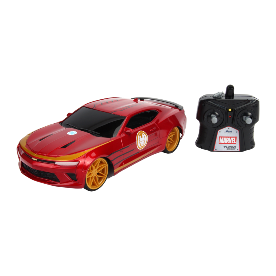 Marvel Comics - 2016 Chevy Camaso SS (Iron Man) 1:16 Scale Remote Control Car - Jada Toys - Remote Control Car - Image - Pop Weasel