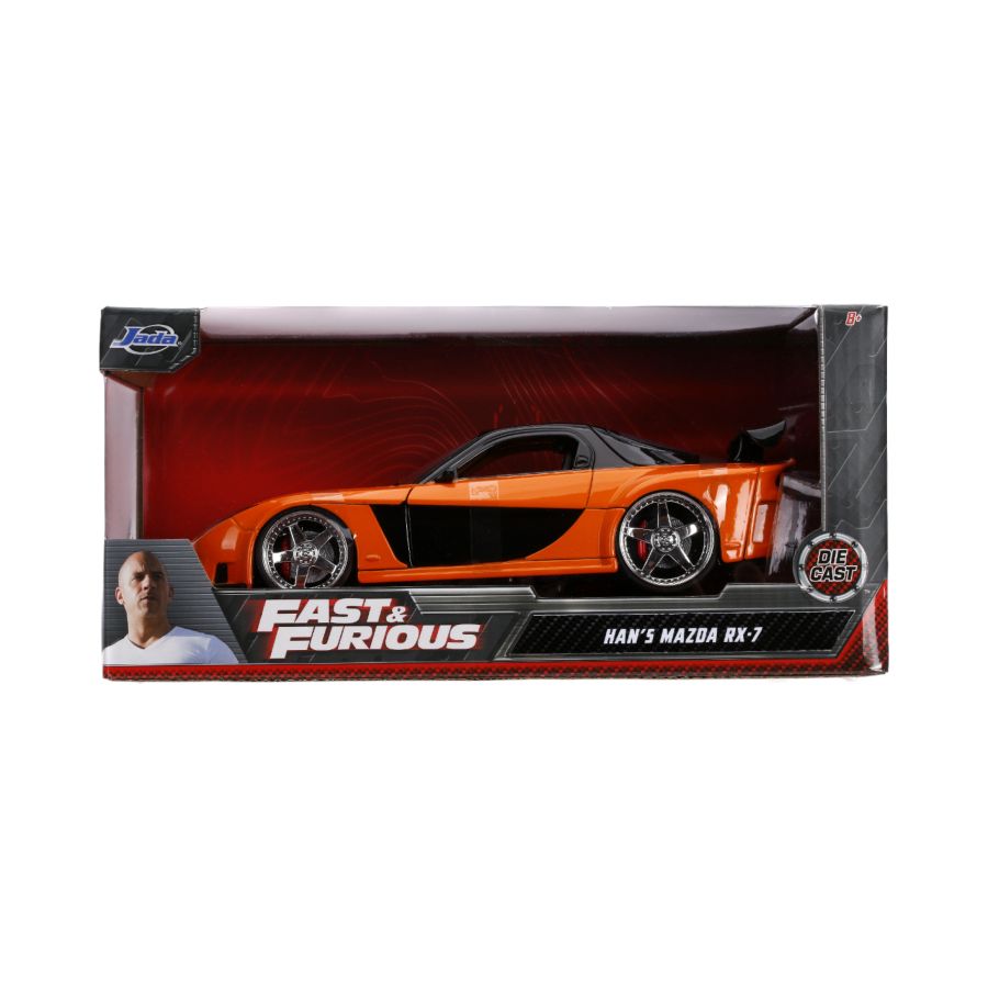 Image Pop Weasel - Image 8 of Fast and Furious - Han's Mazda RX-7 1:24 Scale Hollywood Ride - Jada Toys - Die-Cast - Image - Pop Weasel