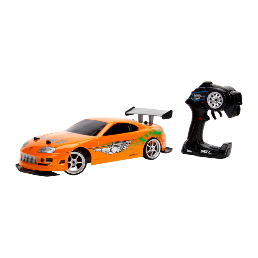 Fast & Furious - 1995 Toyota Supra 1:10 Scale Remote Control Car - Jada Toys