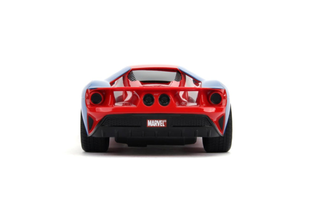 Image Pop Weasel - Image 4 of Marvel Comics - 2017 Ford GT (Spider-Man) 1:16 Scale Remote Control Car - Jada Toys - Remote Control Car - Image - Pop Weasel